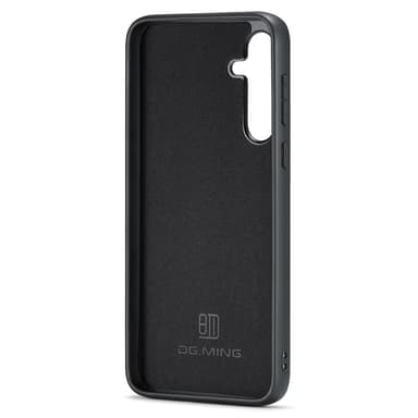 DG MING Samsung A36 5G Premium PU-nahka Hybrid Suojakuori - Musta