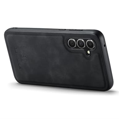 DG MING Samsung A36 5G Premium PU-nahka Hybrid Suojakuori - Musta