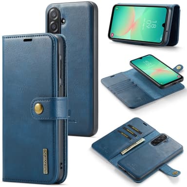 DG MING Samsung A26 5G 2-in-1 Magneetti Lompakkokotelo - Sininen
