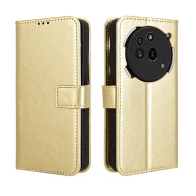 SKALO Nothing Phone (3a) Pro 5G PU-nahka Lompakkokotelo - Kulta - Kulta