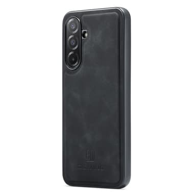 DG MING Samsung A26 5G Premium PU-nahka Hybrid Suojakuori - Musta