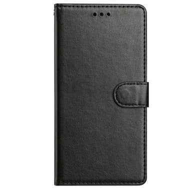 SKALO Samsung A26 5G PU-nahka Lompakkokotelo - Musta