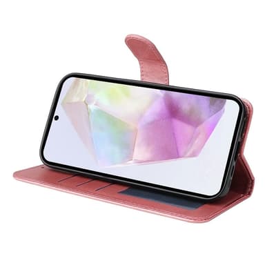 SKALO Samsung A36 5G PU-nahka Lompakkokotelo - Pinkki