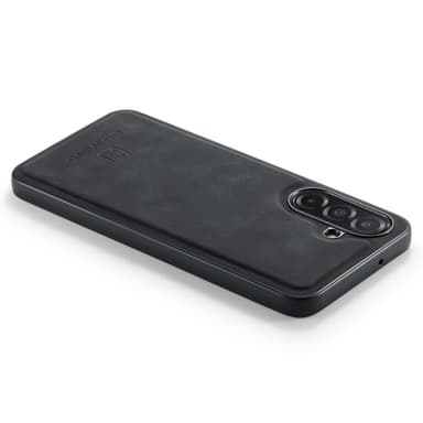 DG MING Samsung A26 5G Premium PU-nahka Hybrid Suojakuori - Musta