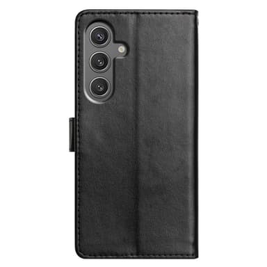 SKALO Samsung A26 5G PU-nahka Lompakkokotelo - Musta