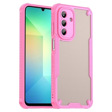 SKALO Samsung A26 5G Armor Hybrid Frosted Suojakuori - Pinkki