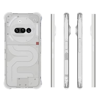 SKALO Nothing Phone (3a) 5G Extra strong TPU Suojakuori - Läpinäkyvä