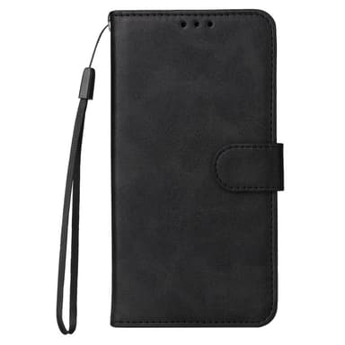SKALO Samsung A56 5G PU-nahka Lompakkokotelo - Musta
