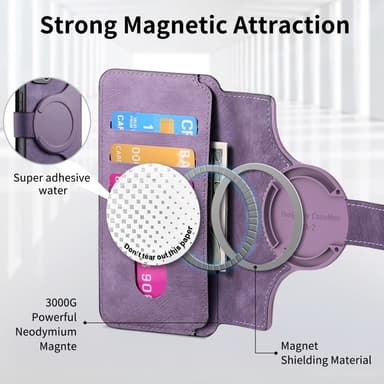 SKALO Samsung A56 5G CASENEO MW-03 Lompakkokotelo - Violetti