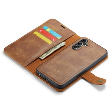 DG MING Samsung A36 5G 2-in-1 Magneetti Lompakkokotelo - Ruskea