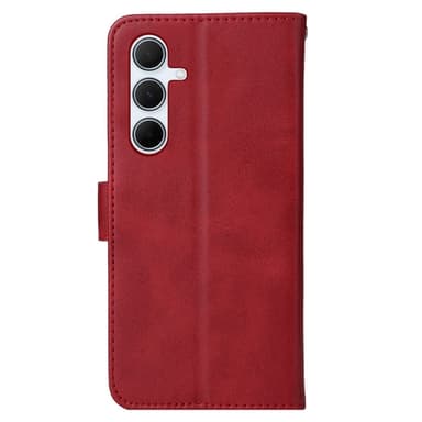 SKALO Samsung A56 5G PU-nahka Lompakkokotelo - Punainen