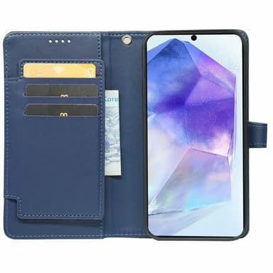 SKALO Samsung A26 5G 9-LOKERIKKOA Lompakkokotelo - Sininen