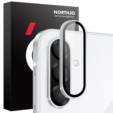 SKALO Samsung A26 5G NORTHJO Kamerasuoja Metallirengas - Hopea