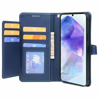 SKALO Samsung A26 5G 9-LOKERIKKOA Lompakkokotelo - Sininen