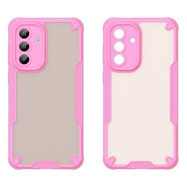SKALO Samsung A56 5G Armor Hybrid Frosted Suojakuori - Pinkki