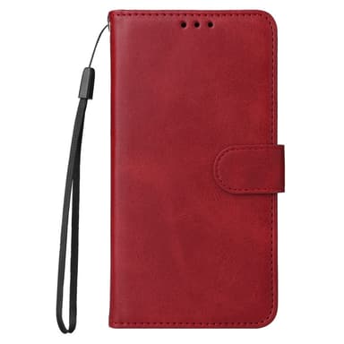 SKALO Samsung A56 5G PU-nahka Lompakkokotelo - Punainen