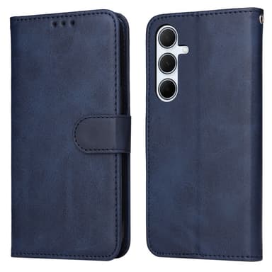 SKALO Samsung A56 5G PU-nahka Lompakkokotelo - Sininen