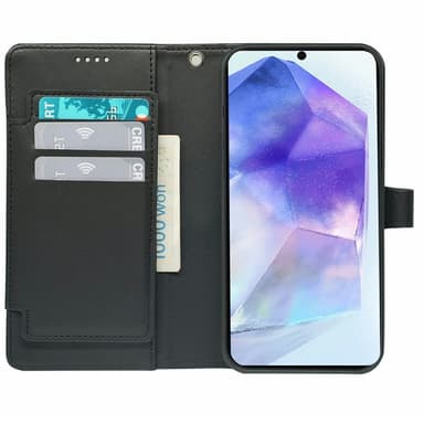 SKALO Samsung A26 5G 9-LOKERIKKOA Lompakkokotelo - Musta