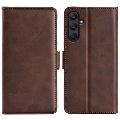 SKALO Samsung A26 5G Premium ID Lompakkokotelo - Ruskea