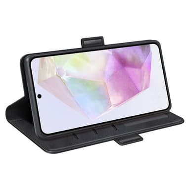 SKALO Samsung A56 5G Premium ID Lompakkokotelo - Musta