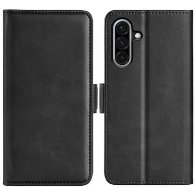 SKALO Samsung A56 5G Premium ID Lompakkokotelo - Musta