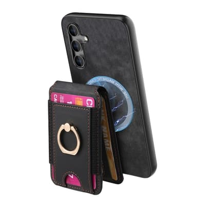 SKALO Xiaomi 15 2-in-1 Magneettinen Korttikotelo Suojakuori - Musta