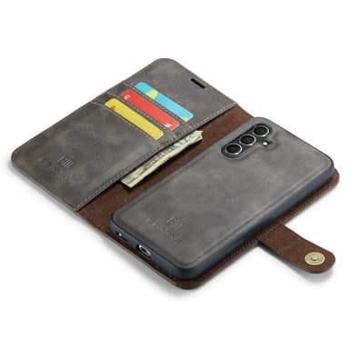 DG MING Samsung A36 5G 2-in-1 Magneetti Lompakkokotelo - Harmaa