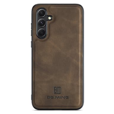 DG MING Samsung A36 5G Premium PU-nahka Hybrid Suojakuori - Tummanruskea