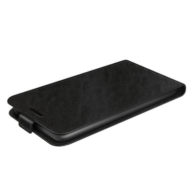 SKALO Samsung A26 5G Vertical Flip PU-Nahka Lompakkokotelo - Musta