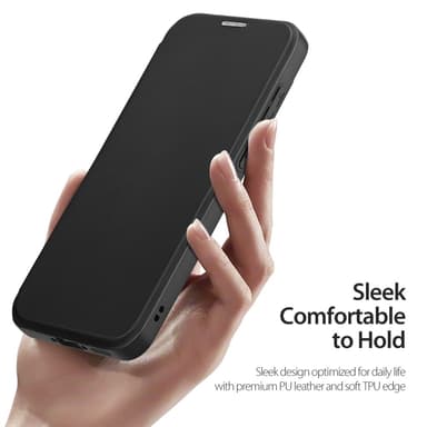 DUX DUCIS Samsung A56 5G Skin X Pro Lompakkokotelo - Musta