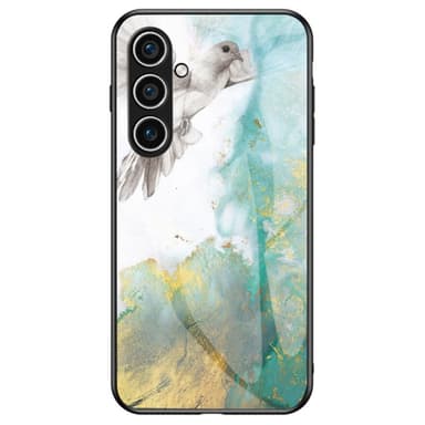 SKALO Samsung A56 5G Marmori Karkaistu Lasi TPU Suojakuori - #2