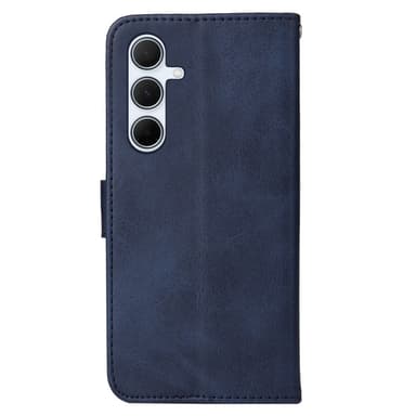 SKALO Samsung A56 5G PU-nahka Lompakkokotelo - Sininen