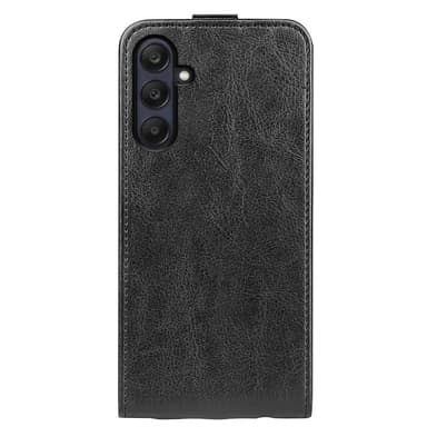 SKALO Samsung A26 5G Vertical Flip PU-Nahka Lompakkokotelo - Musta