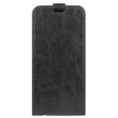 SKALO Samsung A26 5G Vertical Flip PU-Nahka Lompakkokotelo - Musta