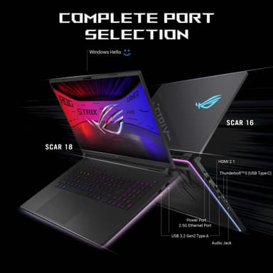 Asus ROG Strix 16 G635LX U9-285H/64/2TB/5090 pelikannettava