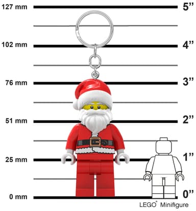 LEGO LED avaimenperä (joulupukki)