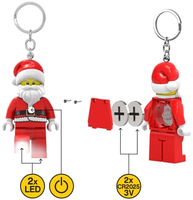LEGO LED avaimenperä (joulupukki)