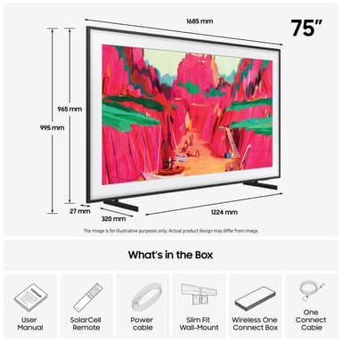 Samsung 75” The Frame Pro 4K MiniLED älytelevisio (2025)