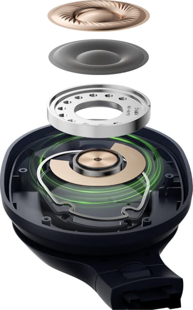Belkin Soundform Surround langattomat around-ear kuulokkeet (musta)