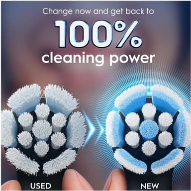 Oral-B iO Gentle Care vaihtoharjat 599214 (6 kpl, valkoinen)