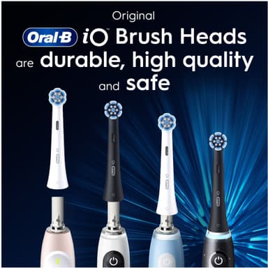Oral-B iO Gentle Care vaihtoharjat 599214 (6 kpl, valkoinen)