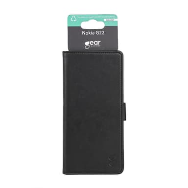 GEAR Wallet kotelo, musta Nokia G22