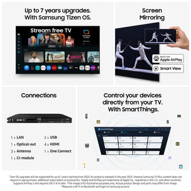 Samsung 65" S95F 4K OLED älytelevisio (2025)