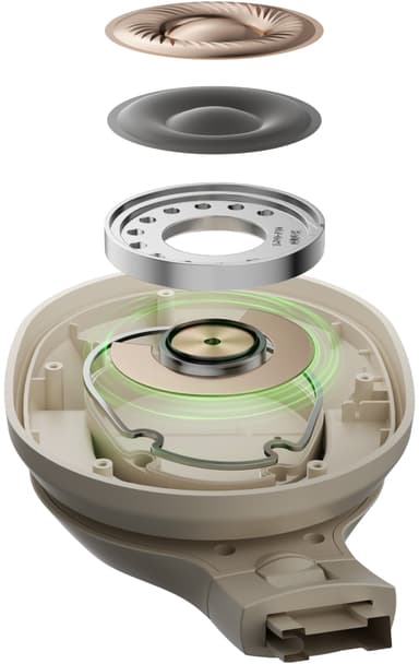 Belkin Soundform Surround langattomat around-ear kuulokkeet (hiekka)