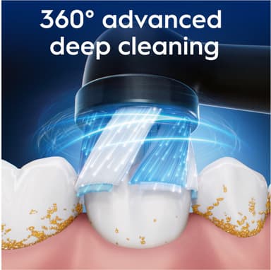 Oral-B iO Ultimate Clean vaihtoharjat 456753 (3 kpl, musta)