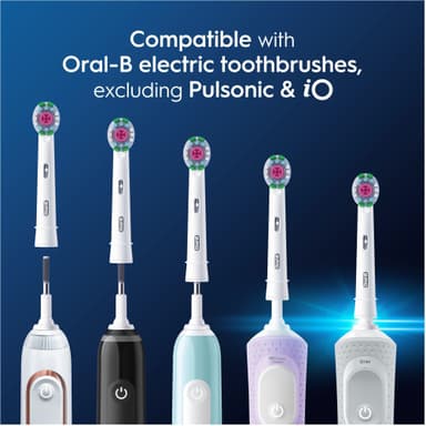 Oral-B 3D White vaihtoharjat 894712 (5 kpl, valkoinen)