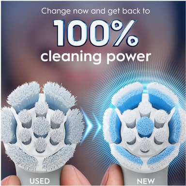 Oral-B iO Gentle Care vaihtoharjat 195485 (6 kpl, valkoinen)
