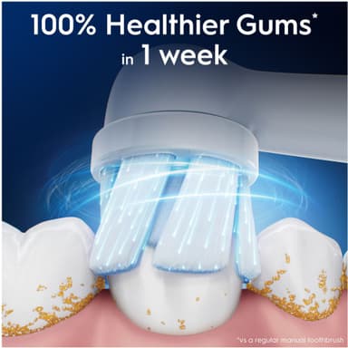 Oral-B iO Gentle Care vaihtoharjat 195485 (6 kpl, valkoinen)