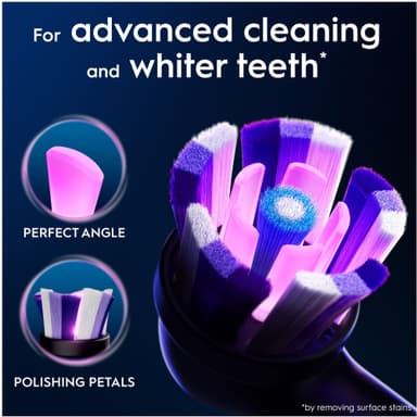 Oral-B iO Radiant White vaihtoharjat 457118 (3 kpl, musta)