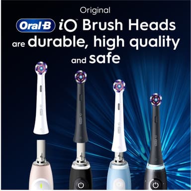 Oral-B iO Radiant White vaihtoharjat 457118 (3 kpl, musta)